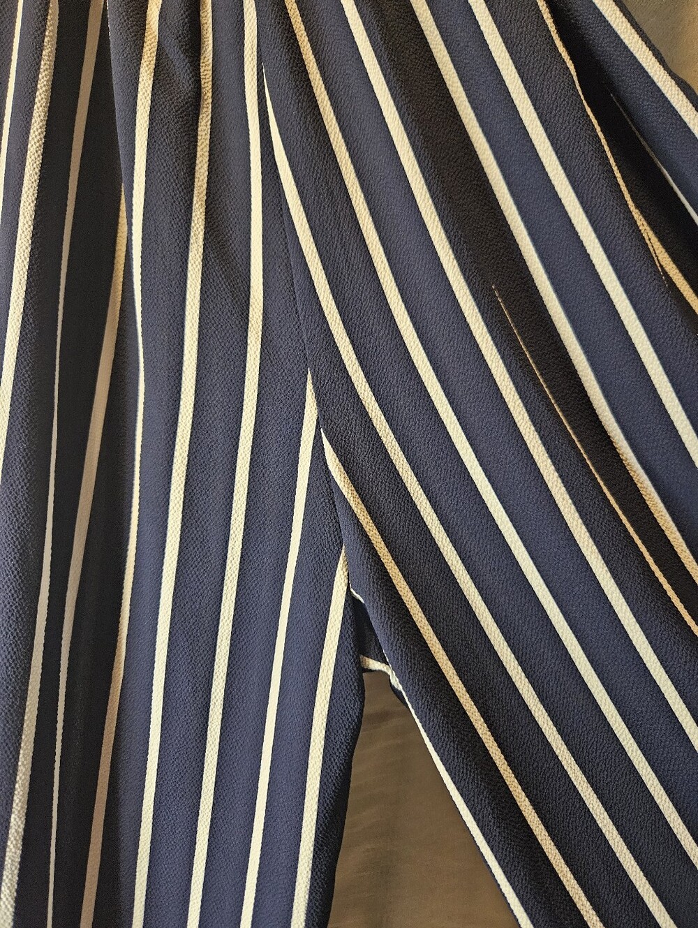 RUE21 NWT Striped Wide Leg Strapless Jumpsuit Small - Picture 10 of 13